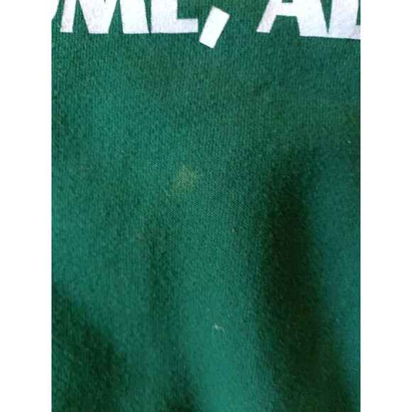 Vintage Eliot Staples Bering Sea Ice Golf Classic Sweatshirt Men's Large Green - Picture 4 of 8